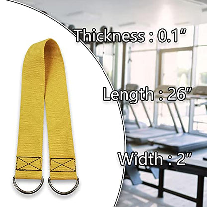 J Bryant Fitness Dumbbell Loading Strap for Dip Belt Weight Plate Loading Strap Heavy Duty Weight Belt Accessories - color: Yellow