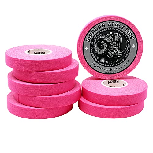 Bighorn Athletics Jiu-Jitsu Finger Tape, 0.5-Inch x 45-feet, 24 Rolls, Pink, White & Green