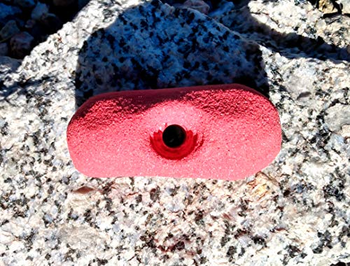 Pinch Alot Polyurethane Bolt-On Rock Climbing Wall Hand Hold - color: Red