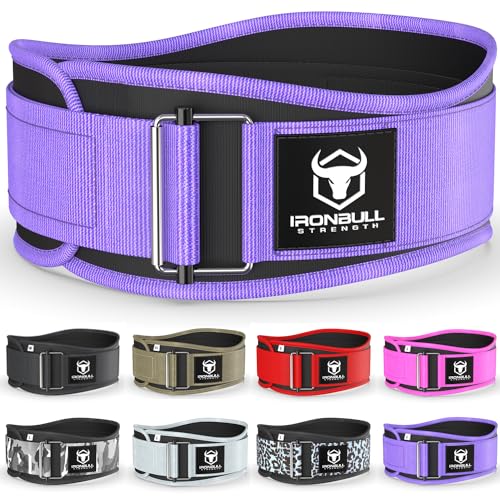 Weight Lifting Belt for Men and Women - Great for Squats, Deadlift, Lunge, Exercises and Training - Best for Olympic, Cross-Training and Bodybuilding Workout - color: Purple, size: Medium