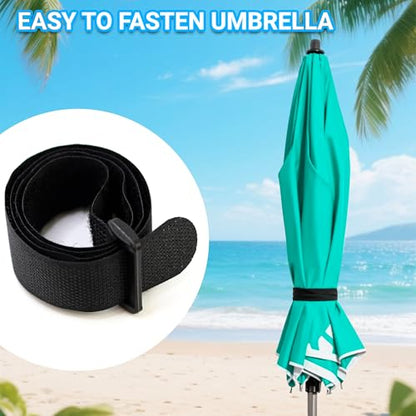 Reusable Patio Umbrella Tie Strap,Self Adhesive Adjustable Securing Straps for Parasol Multipurpose Patio Umbrella Accessories (8)