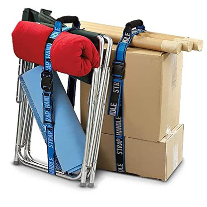 8’ Carry Strap with Handle | Adjustable Belt | Easy, Safe, Secure, Lifting, Moving, Carrying Heavy Boxes, Groceries | Best Luggage Strap (Strap-A-Handle 8ft. Length, 50lb. Capacity) - color: 8' Length, 40lb. capacity