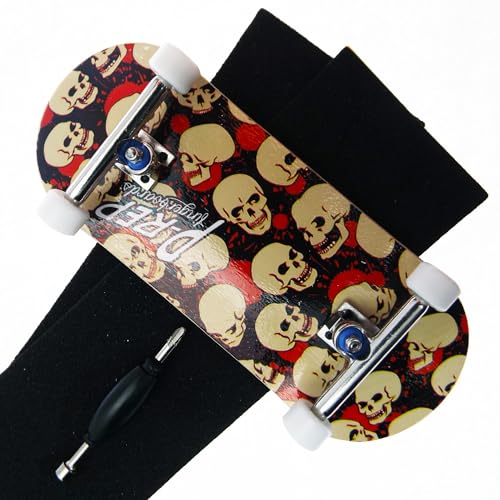 P-REP V2 Pro Performance Complete Wooden Fingerboard 36mm - Skull - style: Skull