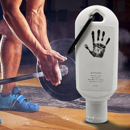 Hand Chalk - Non-Slip Liquid Exercise Accessories - 50ml Rock Climbing Grip Gymnastics Chalk - for Basketball Badminton Training Weightlifting Deadlifts Athletes Powerlifters - color: White