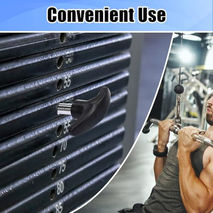 3pcs Weight Stack Pin, Gym Pins for Weight Stack,Weight Lifting Pins for Universal Home Commercial Gym Strength Training Equipment Machine Pin Insert Accessories（3/8 " Diameter / 6 " Locking Space）
