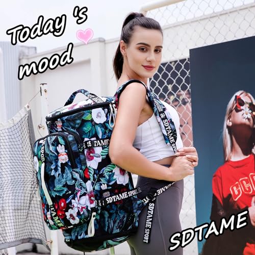 Gym Duffle Bag Backpack with Shoe Compartment,4 ways Travel Backpack for Women and Men,Multi-Functional Weekender bag with Waterproof Layer&Laptop Compartment for Fitness, Travel,Camping - color: Turquoise