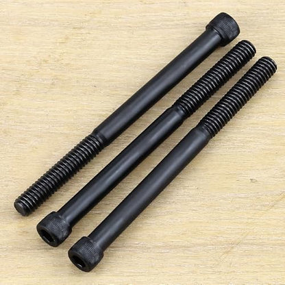 5/16-18 x 4-1/2" Socket Head Cap Screws Bolts, 12.9 Grade Alloy Steel, Black Oxide Finish, Allen Hex Drive, Partial Thread, 6 PCS - size: 5/16-18 x 4-1/2"