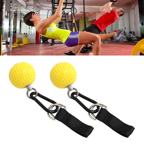 1 Pair Climbing Training Grip Balls with Straps, Non-Slip PU Material Pull Up Grips for Hand and Muscle Strength Training, Suitable for Indoor and Outdoor Horizontal Bars