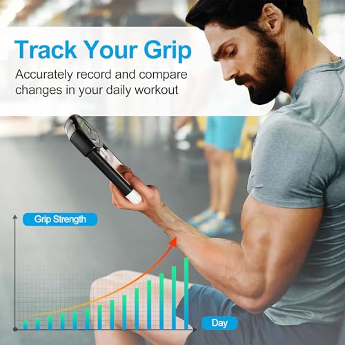 Handeful Grip Strength Tester, Hand Grip Dynamometer, Electronic Handgrip Testing for Sports Home School Use