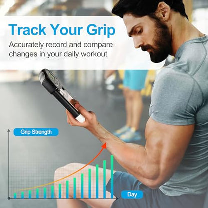 Handeful Grip Strength Tester, Hand Grip Dynamometer, Electronic Handgrip Testing for Sports Home School Use