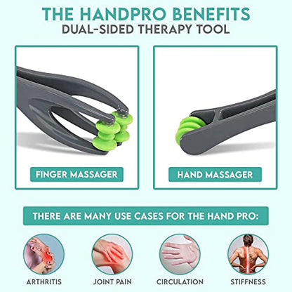COZLOW Dual Finger Massager - Hand Massage Tool for Knuckles, Palm, Wrist | Cozlow manual hands & fingers massage roller - trigger point therapy for cramps, arthritis, carpal tunnel, muscle pain relief