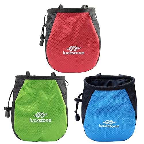 Rock Climbing Chalk Bag Adjustable Drawstring Chalk Bag Bouldering Chalk Bag Bucket for Rock Climbing Weight Lifting Portable Bouldering Chalk Bag Bucket
