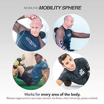 Mobility Sphere - 5 Inch Large Massage Ball Roller, Myofascial Release Ball & Psoas Release Tool - Trigger Point Massage Tool, Foam Roller Mobility for Muscle Recovery