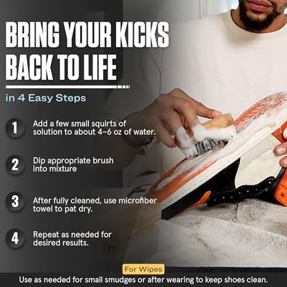 RESHOEVN8R Culture Shoe Cleaner Kit - Sneakers, Mesh, Canvas, Suede | Cleaning kit solution for sneakers, mesh, canvas, suede, knit & leather shoes, limited-edition collab set