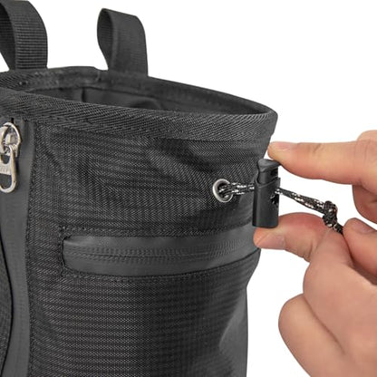 Rock Climbing Chalk Bag Waterproofs Chalk Bag Bouldering Bucket for Rock Climbing Weight Lifting Magnesia Powder - color: A