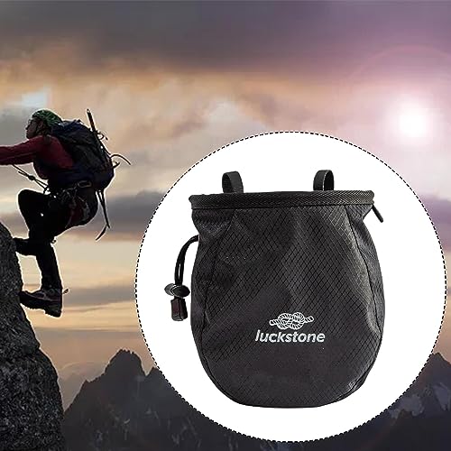 Climbing Chalk Bag Storage Pouch with Belt Accessories Equipment Refillable Packaging Chalk Carrier Bag for Fitness Poles Dancing Training