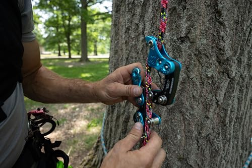 Notch Rope Runner Vertec Ultimate Climbing & Work Positioning Device, Tool-Free Adjustability, Midline Attachable, Use with Lines 11-12.9mm (99703)