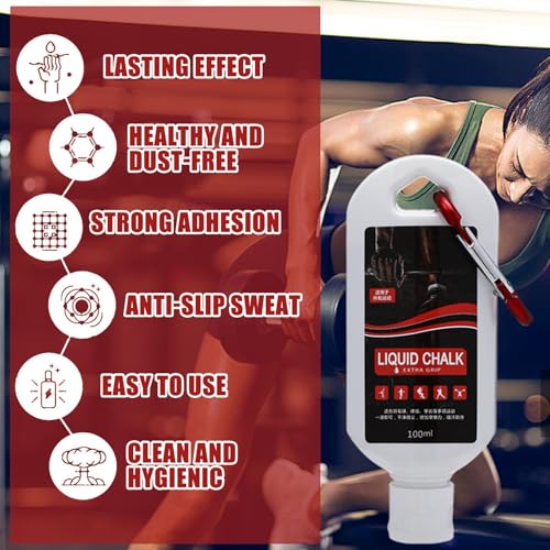 Fast Acting Liquids Magnesiums Weight Climbing Advanced Hand Chalk for Climbing and Weight Training Quickly Dry Chalk - color: 100ml