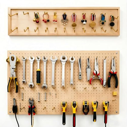 150 PCS 7 Shaped Right Angle Screw Hooks Sets,Gold 6 Sizes Screw in L Shaped Hooks for Hanging Lamp,Plants,Decorations,kitchenware and DIY Crafts,(1/2",5/8",3/4",7/8",1",1-1/4") - size: Gold 6sizes 150pcs