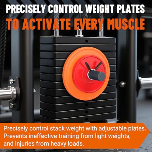 Gym Pin 10mm for 11-12mm Diameter Fitness Machines, Weight Stack Pin with Spring Clip Collar, Durable Strength Training Accessory for Home and Commercial Gyms