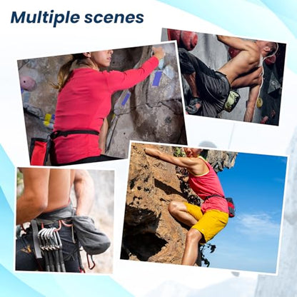 Chalk Bag Bucket Strap with Clip Buckle,Lightweight Chalk Bag,Rock Climbing Gear for Gym,Climbing,Athletics