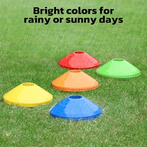 GHB Agility Ladder 1PCS Agility Cones 50PCS Hex Agility Rings 1 Pack