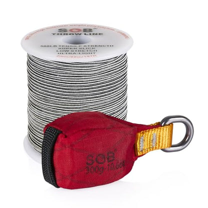 Throwing Bag with Throwing Line, Throwing Bag + 60m/197FT Throwing Line Set for Tree Climbing Tree Work Mountaineering - size: 300G