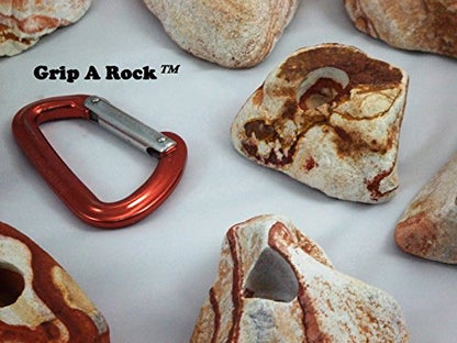15 Rock Climbing Holds, Rock Climbing Equipment, Adult & Kids Climbing Wall, Bolt-ON