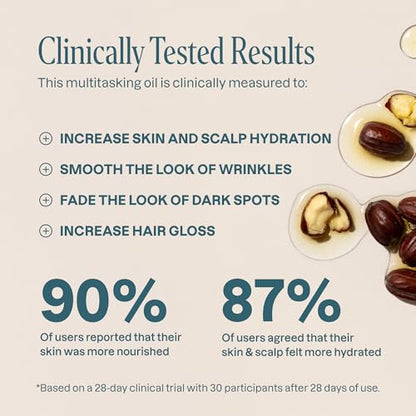 Cliganic Organic Jojoba Oil, 100% Pure (8oz) | Moisturizing for Face, Hair, Skin & Nails | Natural Cold Pressed Hexane Free | Base Carrier Oil - size: 8 Fl Oz (Pack of 1)