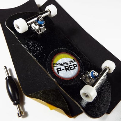 P-REP V2 Pro Performance Complete Wooden Fingerboard 32mm - Black - style: V2 Pro Performance