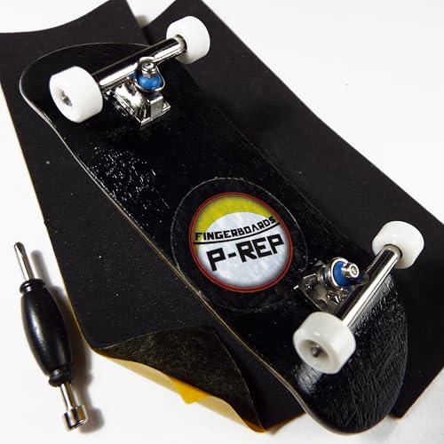 P-REP V2 Pro Performance Complete Wooden Fingerboard 32mm - Black - style: V2 Pro Performance