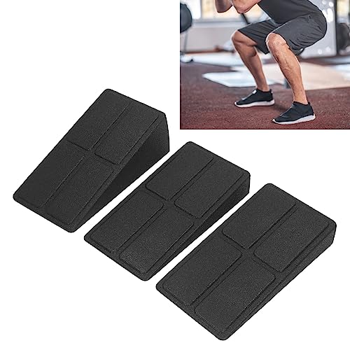 Squat Wedge Block Set of 3, 720 LBS Capacity, 5 Adjustable Angles Incline Board for Squat Wedge,Yoga EPP Wedge for Exercise, Ankle Mobility & Physical Therapy