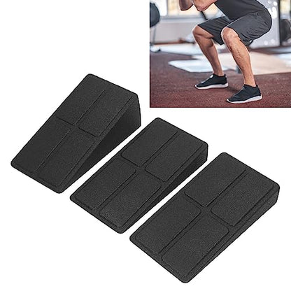 Squat Wedge Block Set of 3, 720 LBS Capacity, 5 Adjustable Angles Incline Board for Squat Wedge,Yoga EPP Wedge for Exercise, Ankle Mobility & Physical Therapy