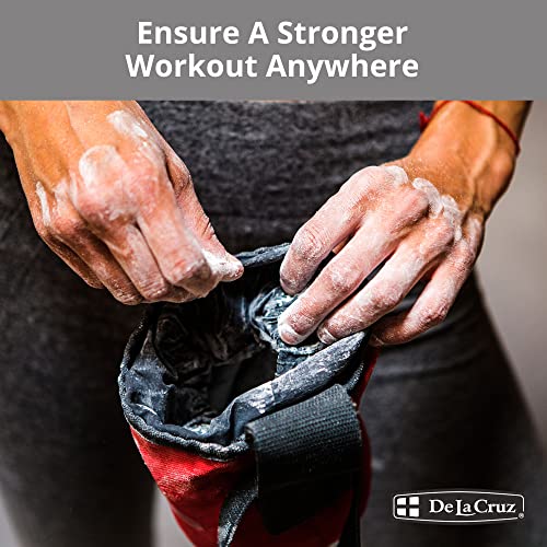 De La Cruz Magnesium Carbonate Gym Chalk - Weightlifting, Gymnastics and Rock Climbing Chalk - style: 40 Block
