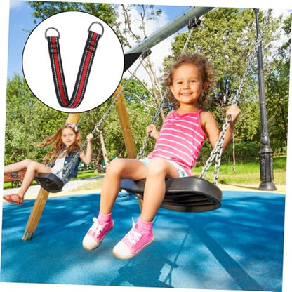 YARNOW 2pcs Heavy-Duty Strap for Tree Aerial Fitness Long Metal Buckle for Outdoor Use