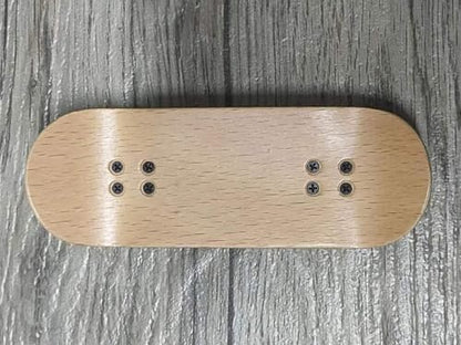 LEEFAI Professinal Fingerboard Complete 34mmx96mm Maple Wood 5 Layers Wood UV Printing Alien Deck-The Beginner Board with Professional Single AxleTrucks and Ball Bearing Wheels