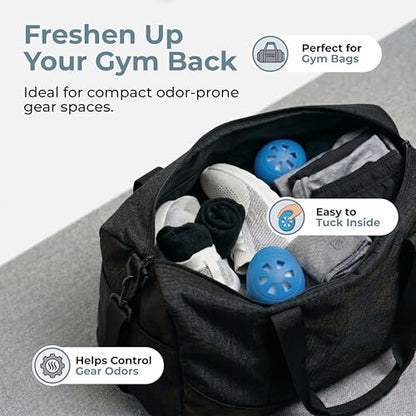 Air Jungles Shoe Deodorizer Balls Upgraded Formula 6 Ct, Fresh Linen Scent | Odor Eliminator for Sneaker, Gym Bag, Locker and Drawer, Natural Fresheners with Essential Oil, Up to 180 Days - size: 6 Count (Pack of 1)