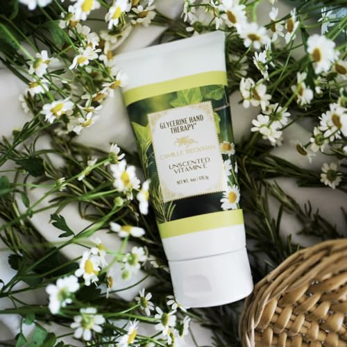 Camille Beckman Glycerine Hand Therapy Cream, Vitamin E Unscented, 6 Ounce - size: 6 Ounce (Pack of 1)