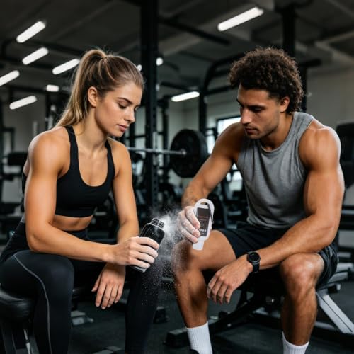 Gym Chalk Liquid Grip Enhancer Sports Powder | Weightlifting Anti-Skid Chalk for Rock Climbing Badminton Weightlifting Gymnastics Fitness Tennis Golf - color: 50ML