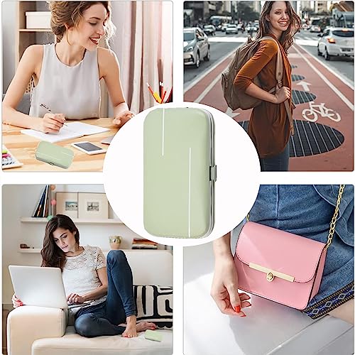 Manicure Set Nail Clipper Set Women Men Nail Clippers Kit Nail Care Kit | Fingernail Toenail Cutters Personal Care Tools Manicure Pedicure with Travel Case Nail Grooming Kit Gifts for Women Men - color: Green