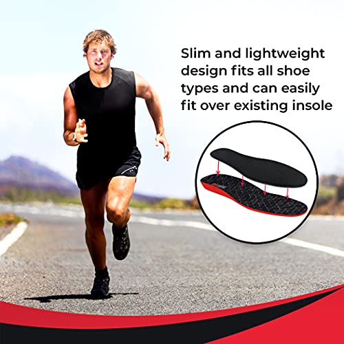 JobSite Odor Stop Insoles - Activated Charcoal Insoles - 2 Pairs