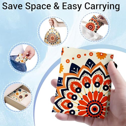 Gymnastics Grip Bag Lightweight Small Drawstring Grip Bags for Gymnasts - color: Mandala Floral-multi