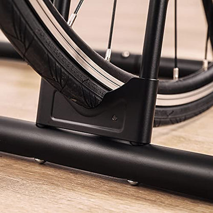 CyclingDeal Bicycle Floor Parking Rack Stand - for Mountain MTB Road Bike - Indoor Home Garage Storage - Classic 5 Bikes - size: 5 Bikes, style: Classic