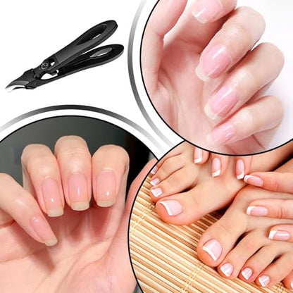 Eagle Beak Nail Clippers | Angled Nail Toenail Cutter | Anti-Splash Trimmer for Grooming Seniors Ingrown Adults Women Men Athletes Daily Manicure Pedicure Fingernail