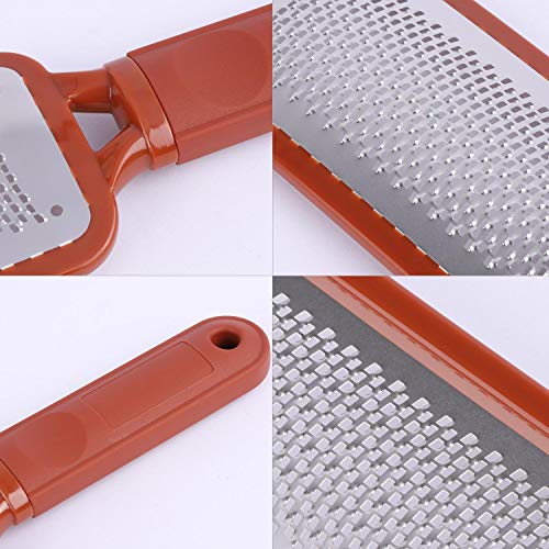 2 Pieces Colossal Foot Rasp Foot Files Callus Remover Foot Scrubber, Stainless Steel Feet Grater Heel File Foot Pedicure Tools for Dry Cracked Heels - color: Foot Rasp X 2