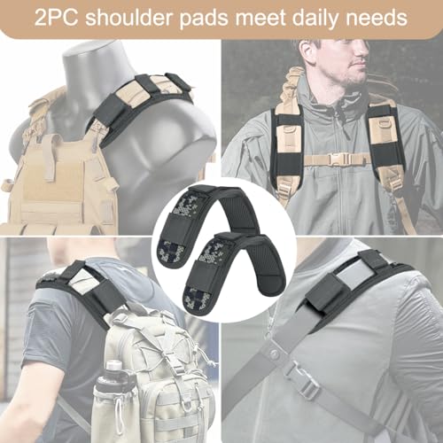 ZINZ 2-Pack Universal Shoulder Pad with Ultra Thick Cushion for Bag Luggage Bag Crossbody, Plus Long & Anti-Slip & Breathable,CA01FL01 - color: Ca01fl01