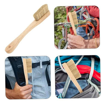 Bouldering Brush with Soft Bristles Lightweight Compact Climbing and Bouldering Gear Cleaning Tool for Climbing Holds and Reliable for