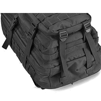 REEBOW GEAR Military Tactical Backpack Large Army 3 Day Assault Pack Molle Bag Backpacks - color: Black
