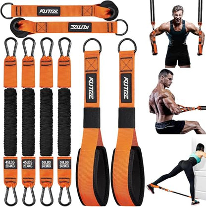 Resistance Bands, Pull Up Assistance Bands, Heavy-Duty Tricep Workout Equipment for Pushdowns, Bicep Curls, Face Pulls, Home Gym Equipment Training for Back, Abs, Triceps, Biceps, Arms