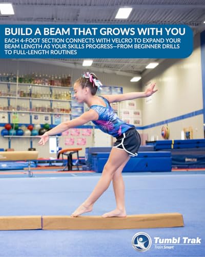 Tumbl Trak Sectional Floor Balance Beam - style: Pack of 2